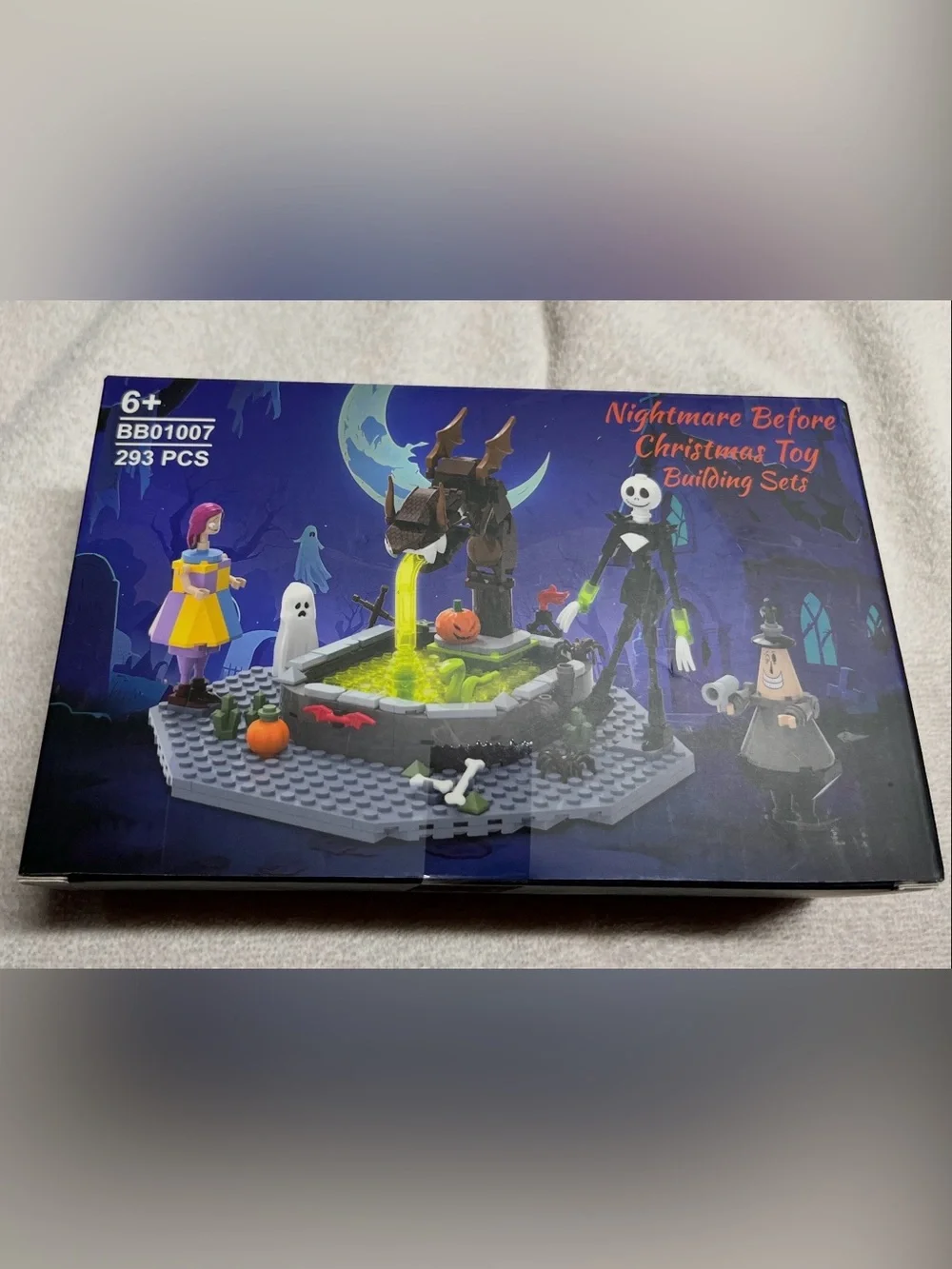 Nightmare Christmas Building Set Halloween Playset 293 pieces NIB Spaciolo